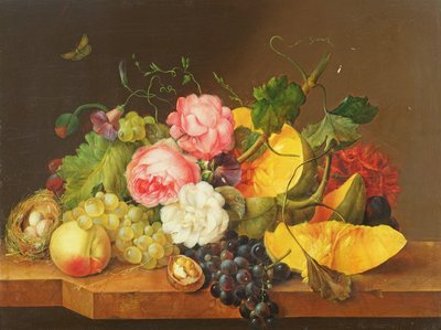 Natura Morta con Fiori e Frutta, 1821 da Franz Xavier Petter